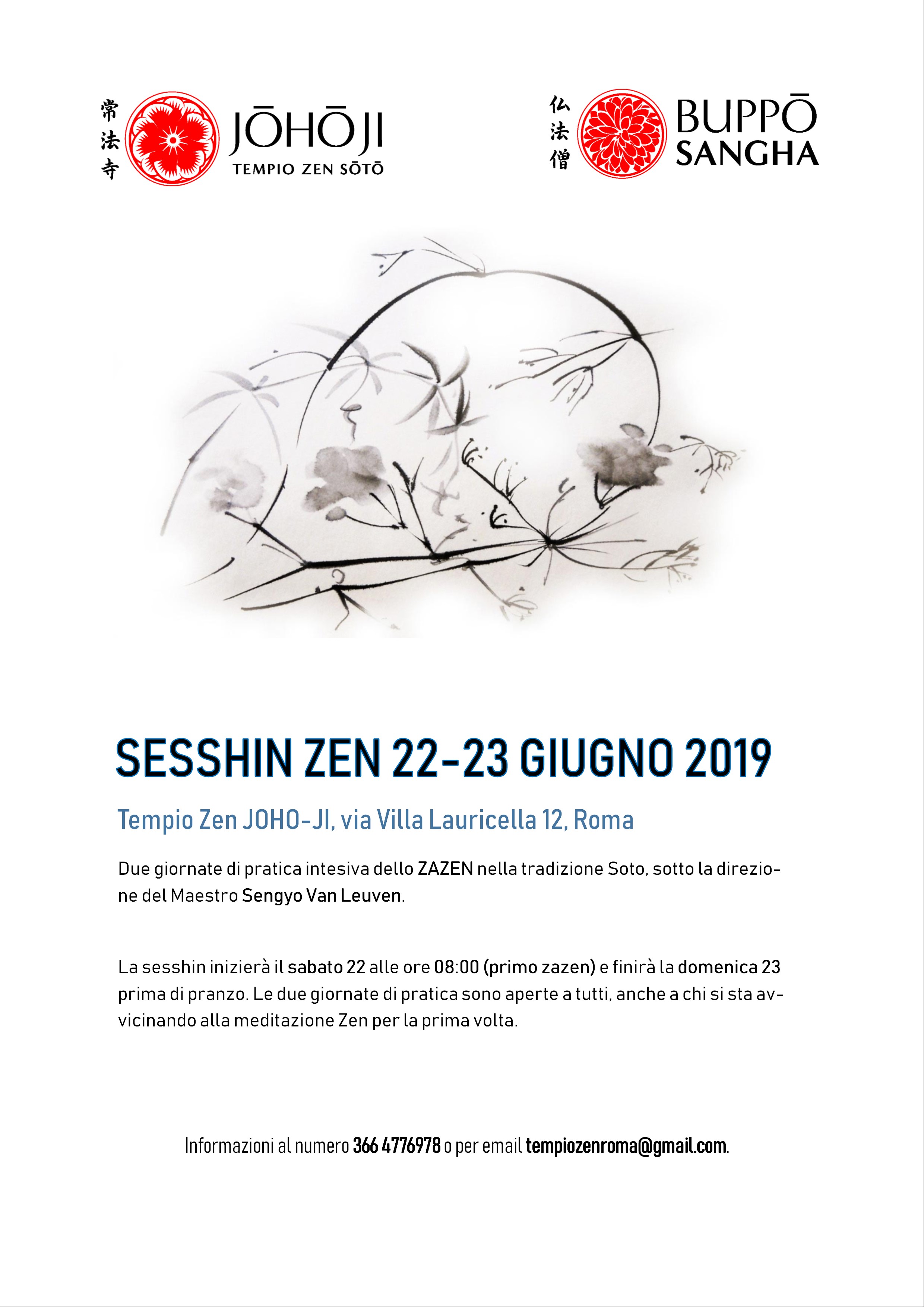 flyer sesshi zen giugno 2019