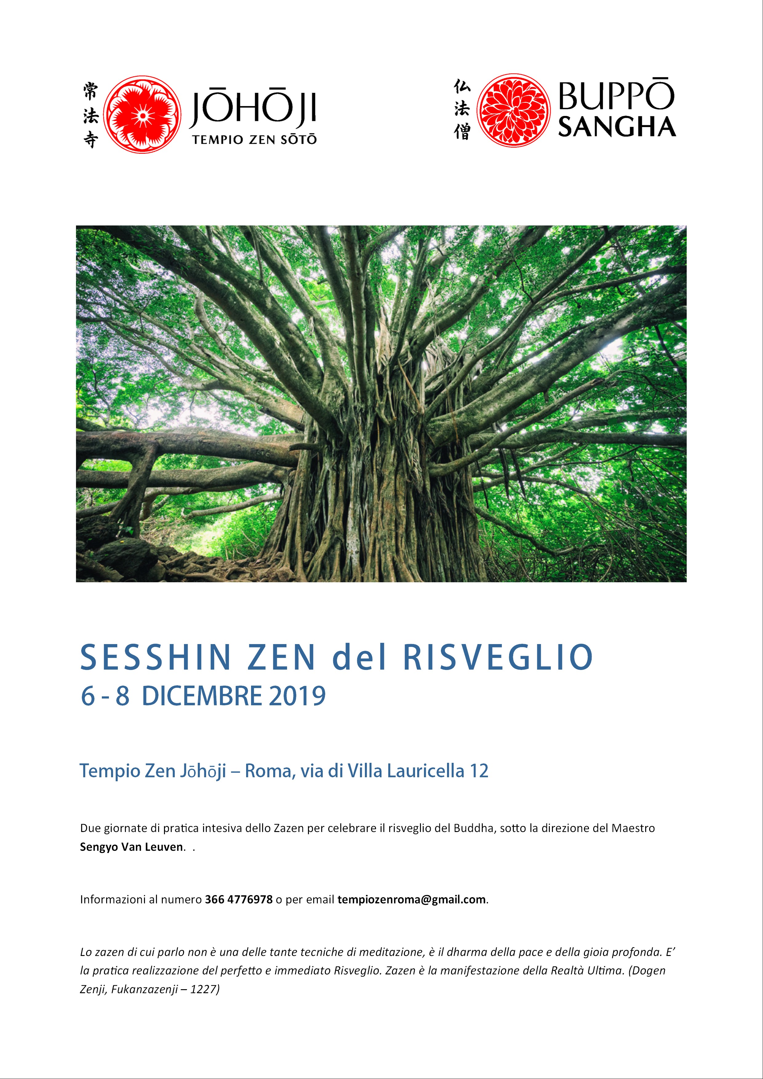 sesshin del risveglio 