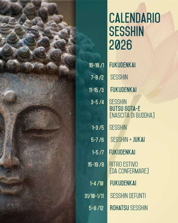 Calendario Sesshin 2026