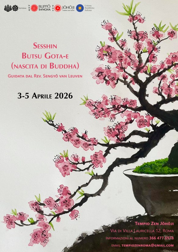 Sesshin Nascita di Buddha- 3/5 Aprile&nbsp;2026