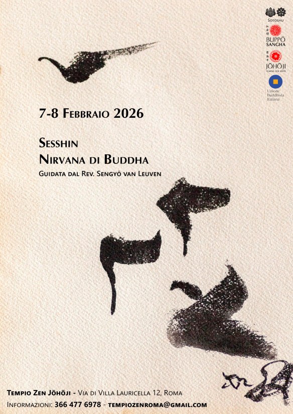Sesshin Nirvana di Buddha- 7/8 Febbraio&nbsp;2026